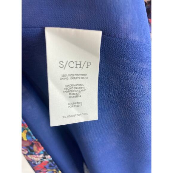 CAbi # 3093 Stained Glass Keyhole Sleeveless Blouse Size Small - Picture 5 of 8